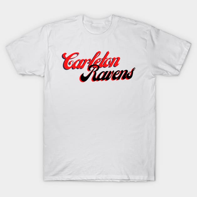 Carleton Ravens T-Shirt by stickersbyjori